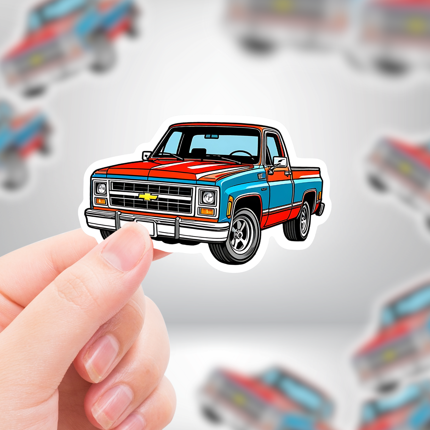 Chevy Square Body Sticker - Popular & Bestselling Classic Truck Sticker