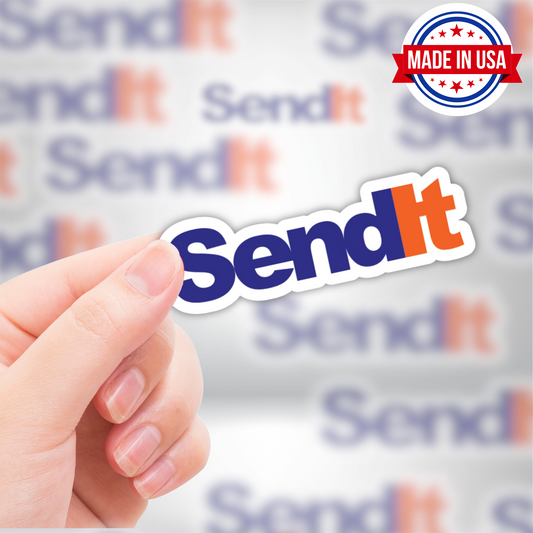 "Send It" Funny FedEx Sticker